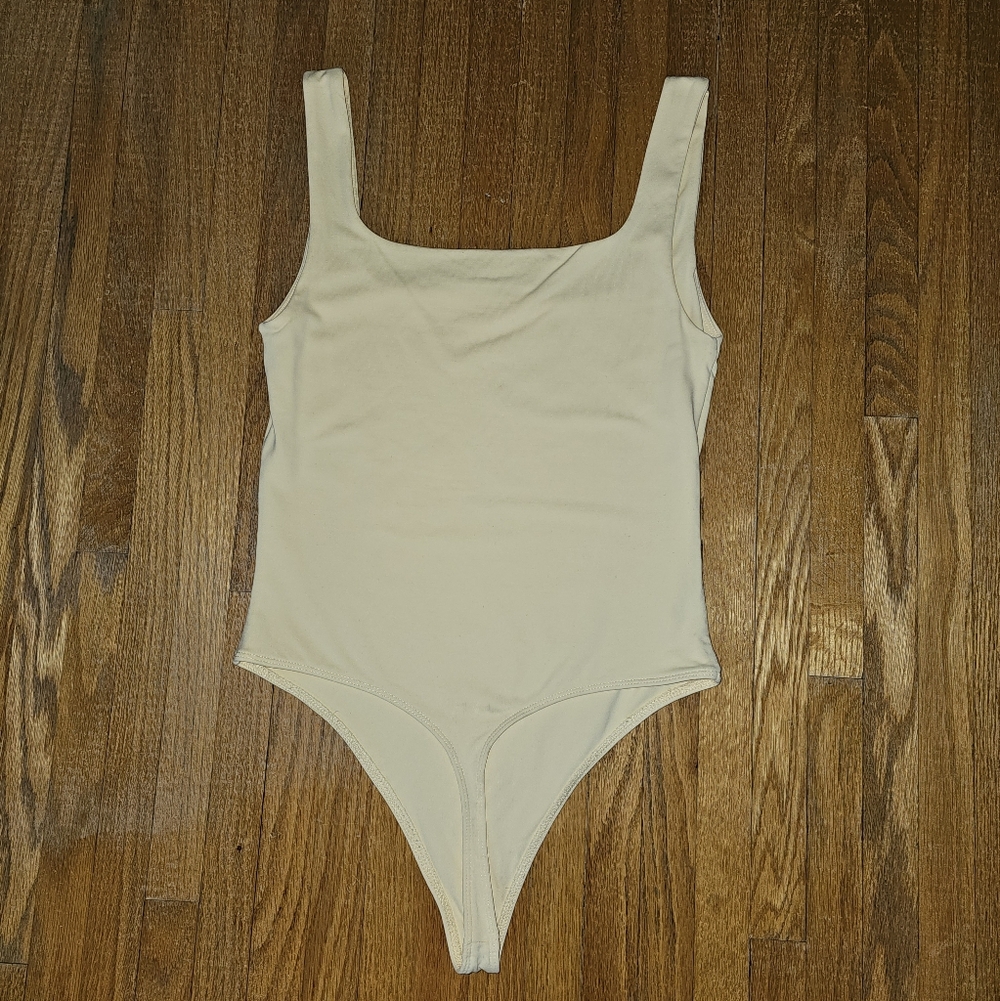 Aritzia Butter Yellow Bodysuit